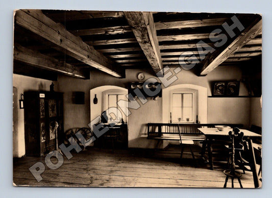 Pohlednice Ratibořice Babiččino údolí světnice mlýna 1969 (M36983)