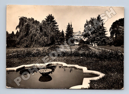 Pohlednice Chrast u Chrudimě zámecká zahrada 1955 (M36984)
