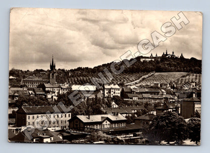 Pohlednice Příbram panorama Svatá Hora 1957 (M36985)