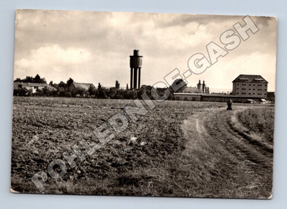Pohlednice Chrast u Chrudimě vodojem pole 1941 (M36988)
