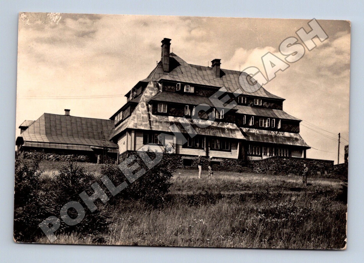 Pohlednice Orlické Hory Chata na Šerlichu 1950s (M36992)