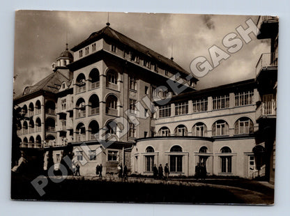 Pohlednice Lázně Jeseník lázeňský dům 1950 (M36994)