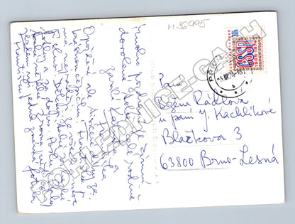 Pohlednice Zimní krajina s kostelem 1974 (M36995)