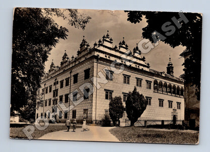 Pohlednice Litomyšl zámek renesanční průčelí 1958 (M37000)