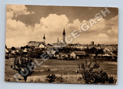 Pohlednice Čáslav celkový pohled 1963 (M37001)