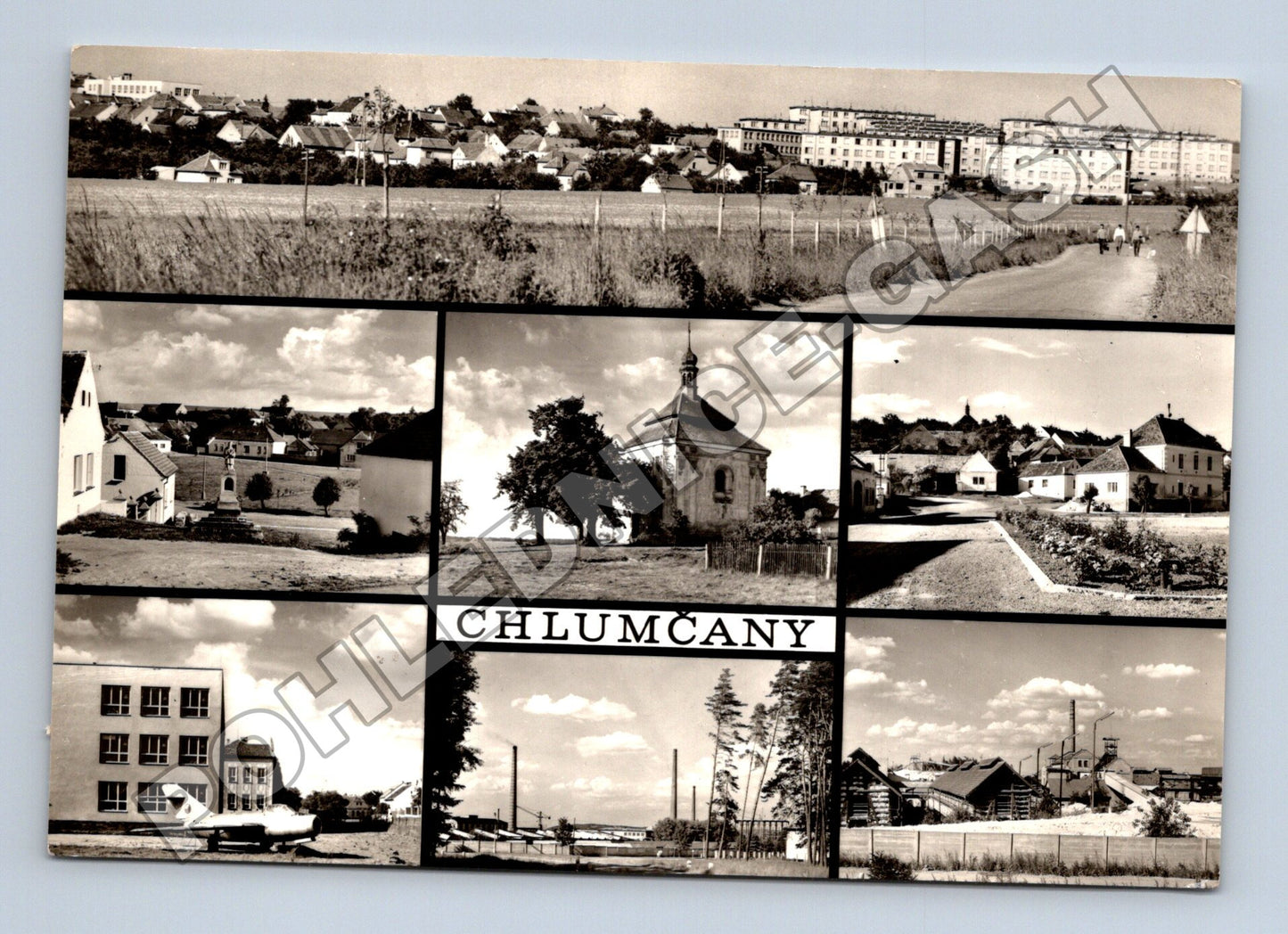 Pohlednice Chlumčany různé pohledy (M37005)