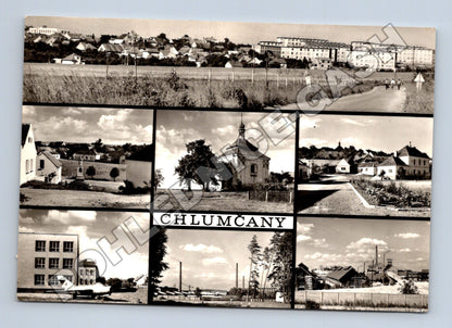 Pohlednice Chlumčany různé pohledy (M37005)