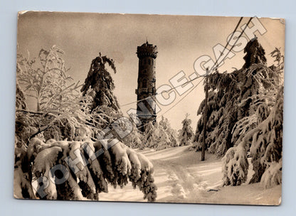 Pohlednice Děčínský Sněžník rozhledna zima (M37006)