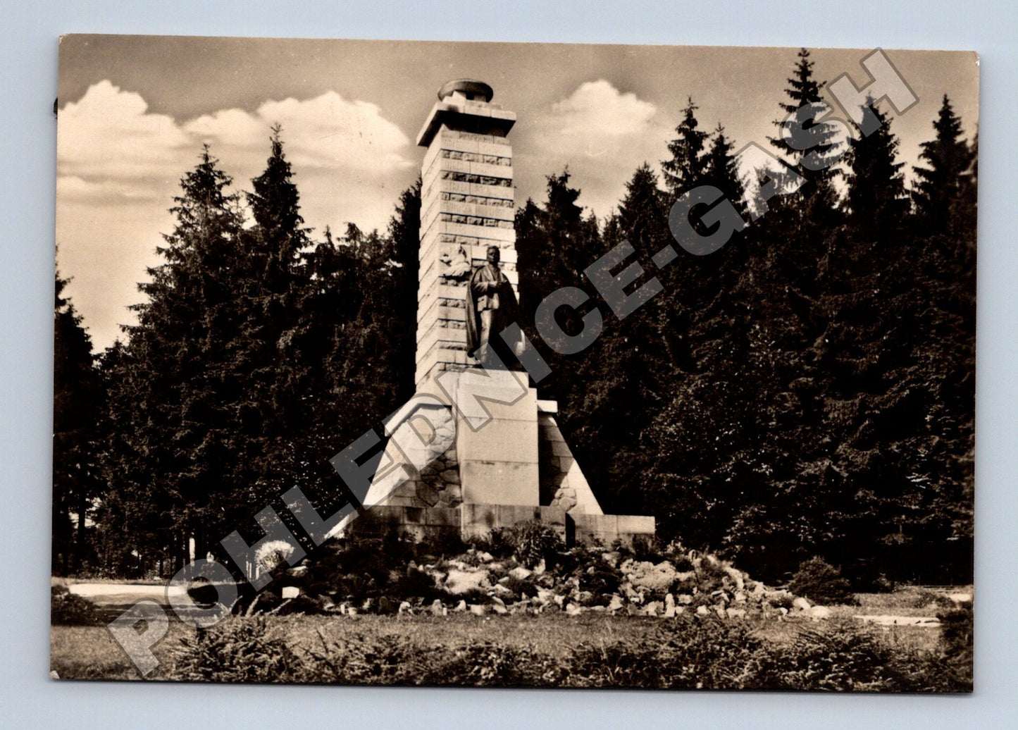 Pohlednice Šumava Domažlicko Baarův pomník (M37012)
