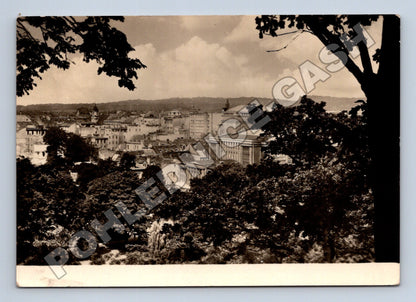Pohlednice Teplice panorama města 1938 (M37018)