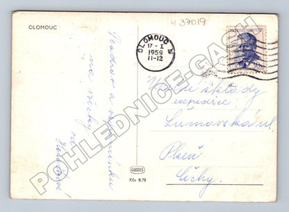 Pohlednice Olomouc panorama města 1959 (M37019)