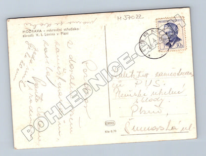 Pohlednice Modrava rekreační středisko 1952 (M37022)