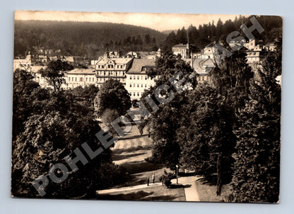 Pohlednice Mariánské Lázně Lázeňské sady 1931 (M37025)