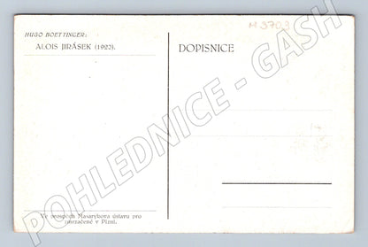 Pohlednice Alois Jirásek kresba Boettinger (M3703)