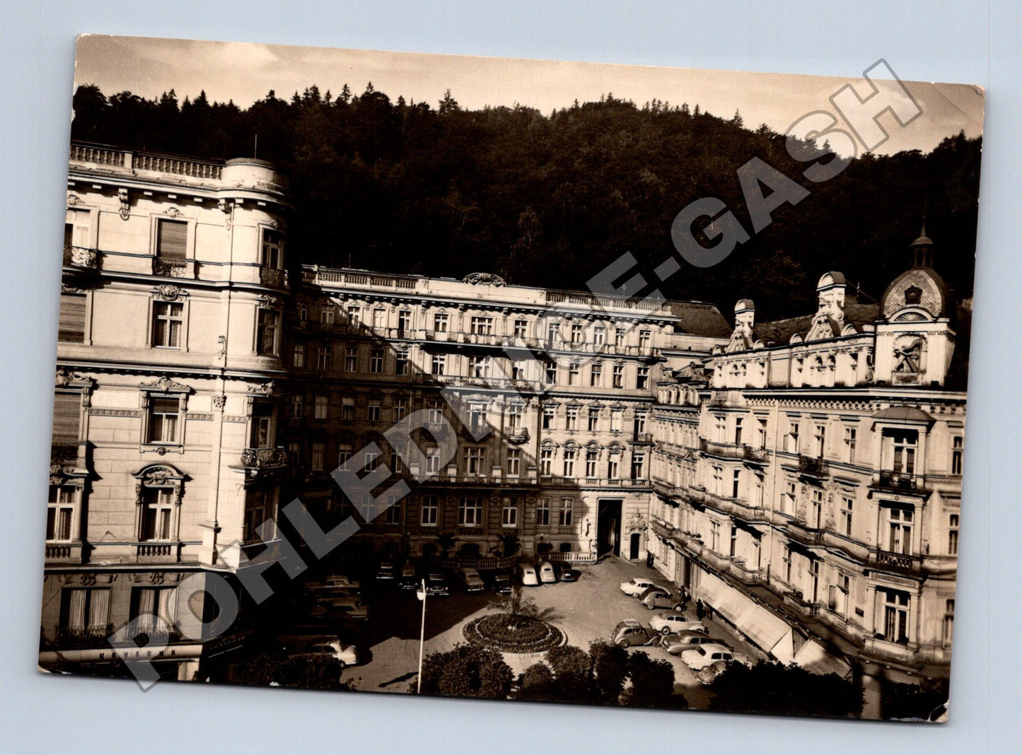 Pohlednice Karlovy Vary Grandhotel Cedok-Moskva 1958 (M37033)