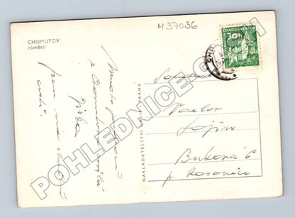 Pohlednice Chomutov náměstí 1941 (M37036)