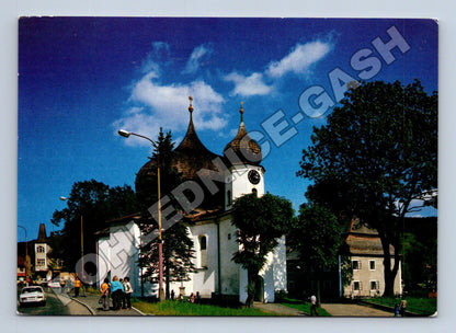 Pohlednice Železná Ruda kostel 1982 (M37045)