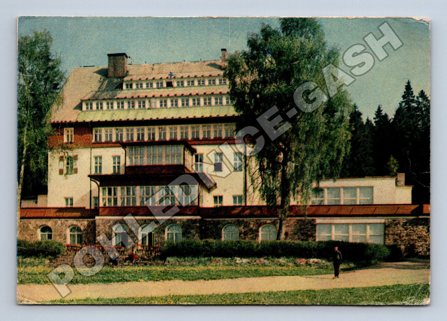 Pohlednice Šumava zotavovna na Špičáku 1950s (M37048)