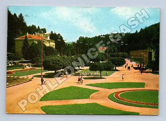 Pohlednice Luhačovice Kolonáda park 1968 (M37058)