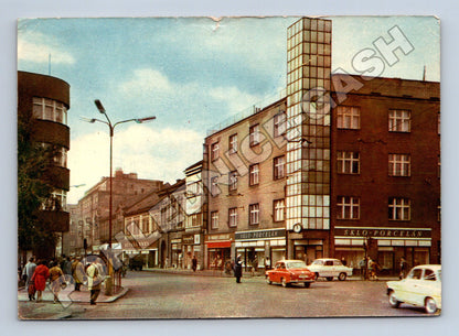 Pohlednice Hradec Králové moderní budovy ulice 1960s (M37060)