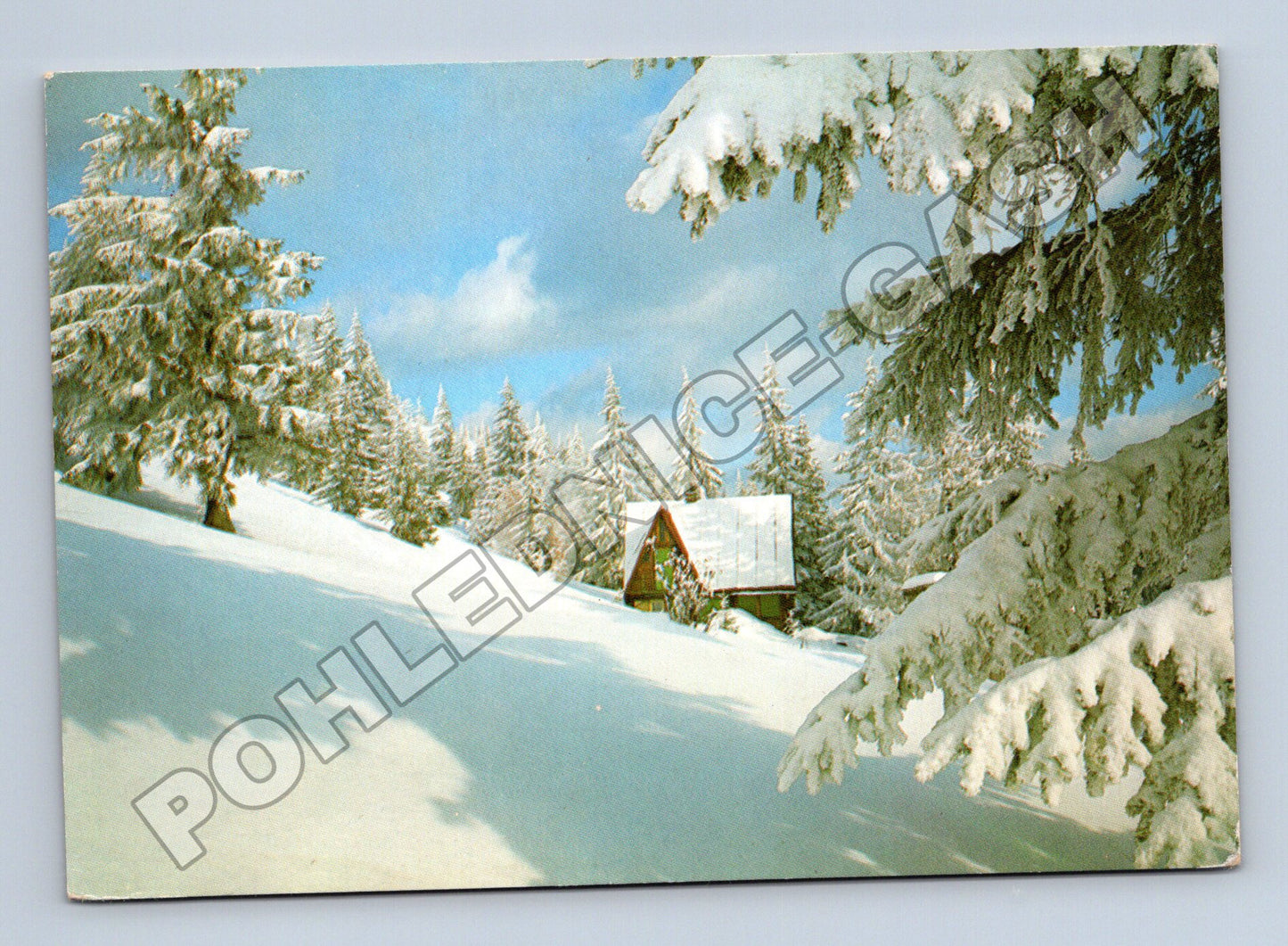 Pohlednice Československo Radostné Vánoce zimní motiv (M37068)