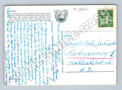 Pohlednice Havířov park a sídliště 1963 (M37071)