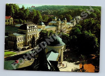 Pohlednice Mariánské Lázně pohled na Lázeňskou budovu 1972 (M37075)
