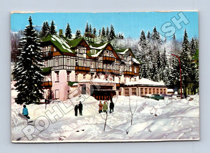Pohlednice Špindlerův Mlýn Hotel Savoy v zimě (M37090)