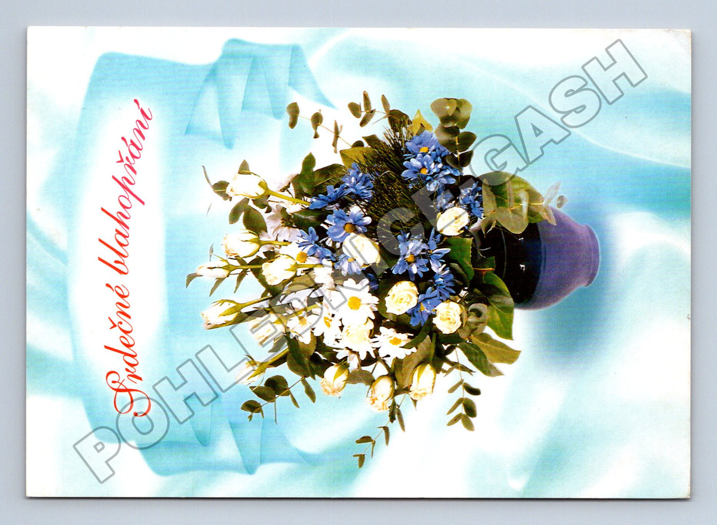 Pohlednice Srdečné blahopřání kytice květin 2005 (M37117)