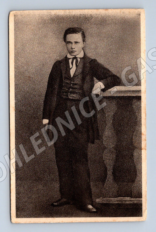 Pohlednice Masaryk třináctiletý portrét (M3712)