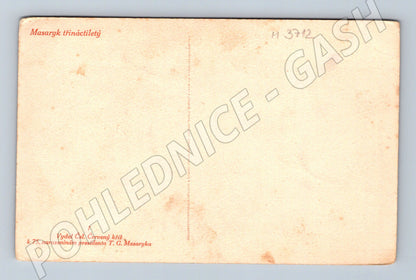 Pohlednice Masaryk třináctiletý portrét (M3712)