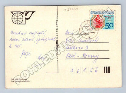 Pohlednice Kytice frézií ve džbánu 1981 (M37120)