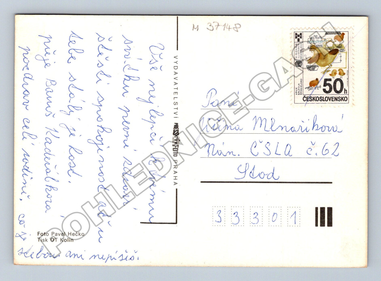 Pohlednice Květiny (M37148)