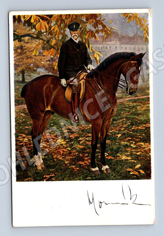 Pohlednice T G Masaryk jezdec na koni (M3715)