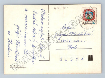 Pohlednice Růžové růže kytice (M37168)