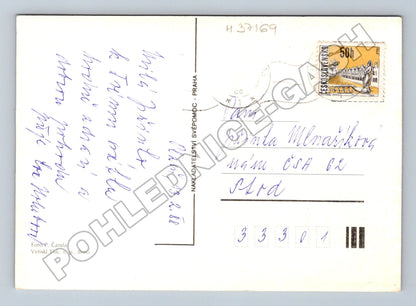 Pohlednice růže Srdečné přání 1988 (M37169)