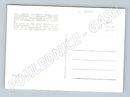 Pohlednice hrob T G Masaryka Lány (M3717)