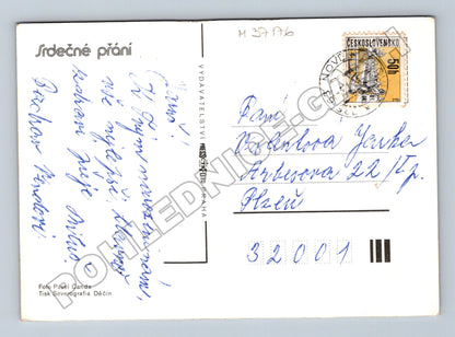 Pohlednice květinové zátiší 1963 (M37176)