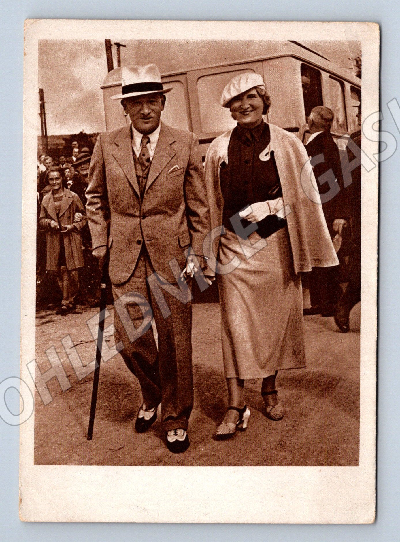 Pohlednice Edvard Beneš s chotí portrét (M3718)