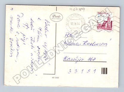 Pohlednice Vše nejlepší kytice růží 1994 (M37189)
