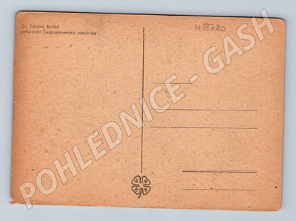 Pohlednice Edvard Beneš ČSR portrét (M3720)