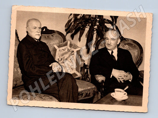 Pohlednice Masaryk a Beneš politici (M3721)