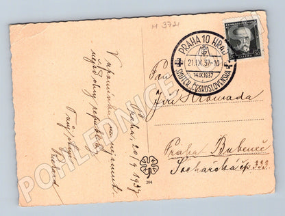 Pohlednice Masaryk a Beneš politici (M3721)