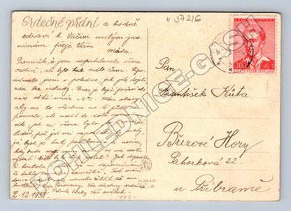 Pohlednice Kytice slunečnic 1958 (M37216)