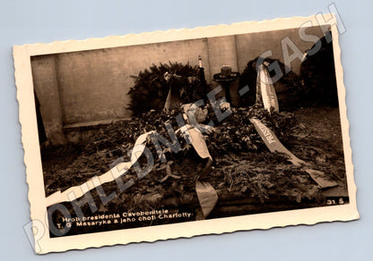 Pohlednice hrob T G Masaryka Lány (M3722)