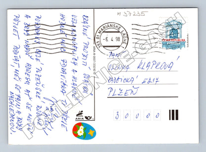 Pohlednice Mariánské Lázně Veselé Velikonoce 1998 (M37235)