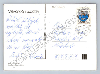 Pohlednice Velikonoční vajíčka kočičky (M37263)
