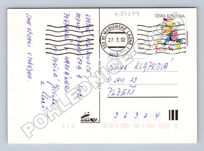 Pohlednice Velikonoční motiv Mariánské Lázně 2002 (M37279)