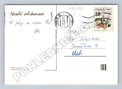 Pohlednice Velikonoční vajíčka 1982 (M37294)