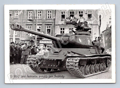 Pohlednice těžký tank čs armády (M3730)